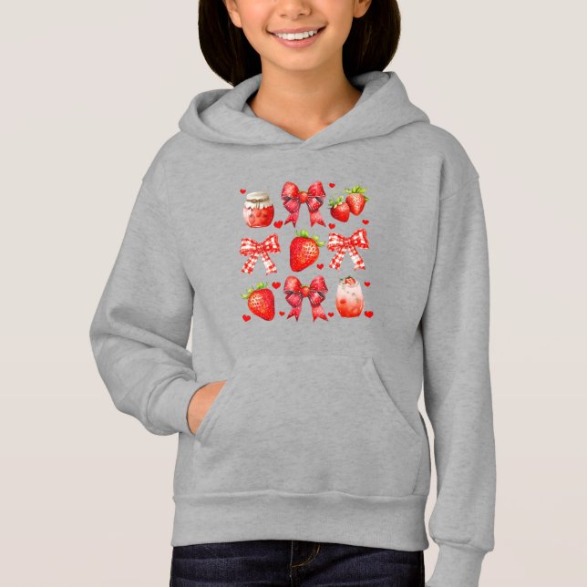 Jordgubbsröntgen Kärlek T Shirt (Framsida)