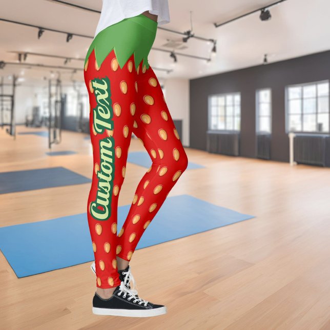 Jordgubbsryggen i Mönster Leggings (Skapare uppladdad)