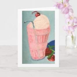 Jordgubbsshake Kort