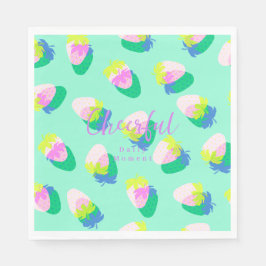 Jordgubbsskalk Pappersservett