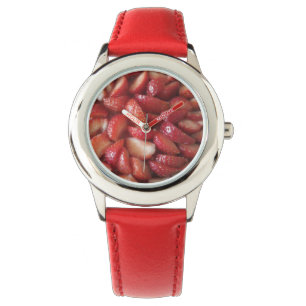 Jordgubbsskivor Armbandsur