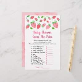 Jordgubbsskuvret gissar Prist spel