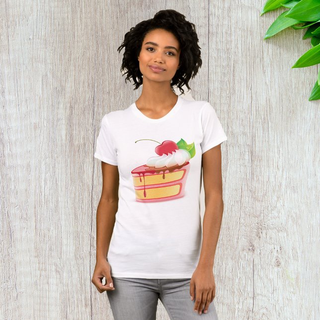 Jordgubbssnitt med kräm t shirt (Skapare uppladdad)