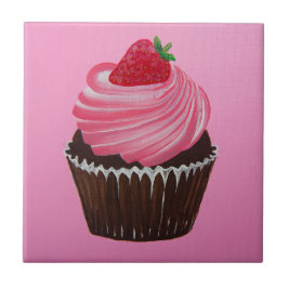 Jordgubbssocker Kakelplatta