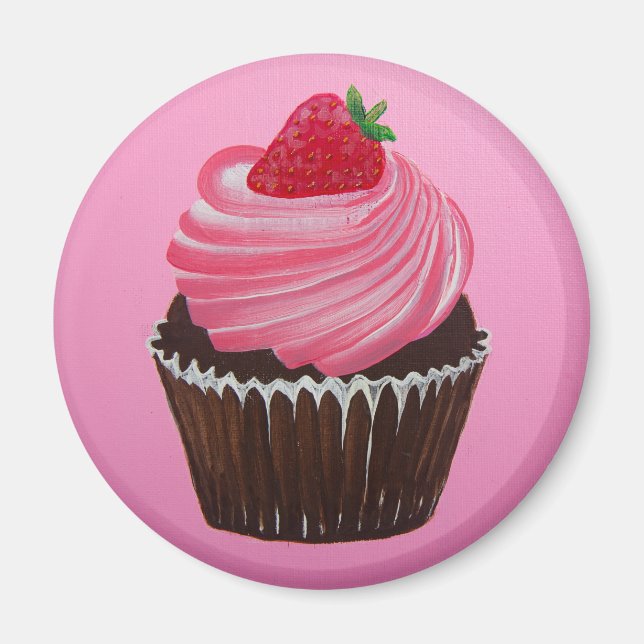 Jordgubbssocker Magnet (Framsidan)