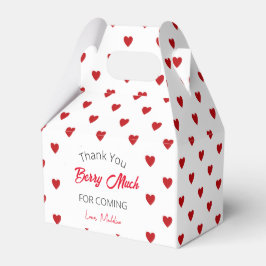 Jordgubbssommaren Party Tack Presentaskar