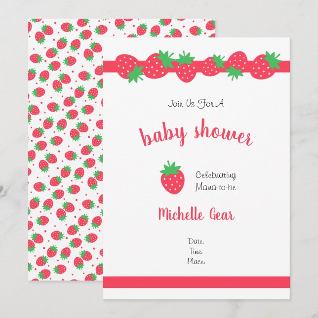 Jordgubbssötad (Fram/baksida)