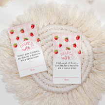 Jordgubbssötare Rustic diaper Flicka Shower