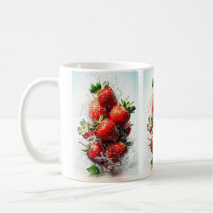 Jordgubbssprut Kaffemugg