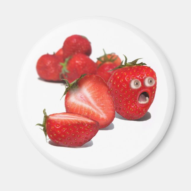 Jordgubbsstöt Magnet (Framsidan)