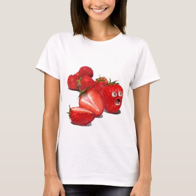 Jordgubbsstöt T-shirt (Framsida)