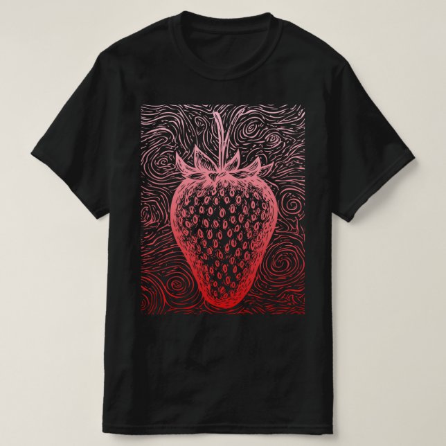 jordgubbsswirlar t shirt (Design framsida)