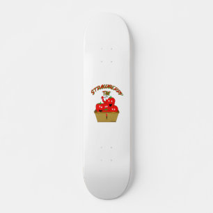Jordgubbstid! Mini Skateboard Bräda 18,5 Cm