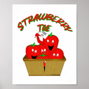 Jordgubbstid! Poster