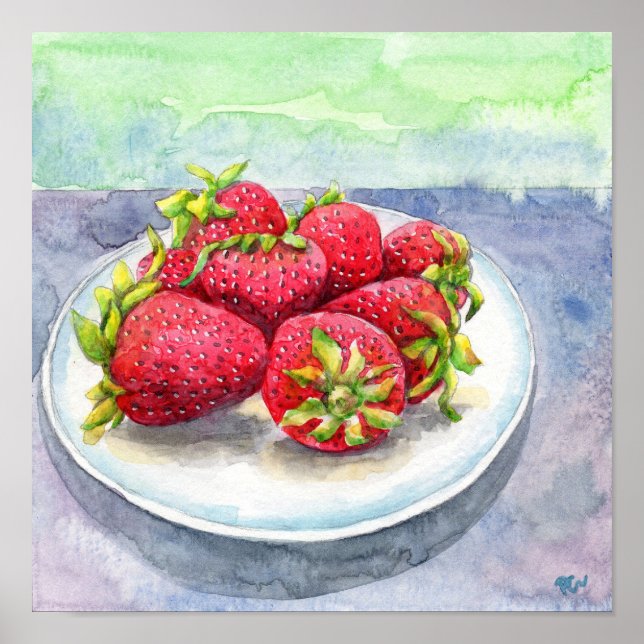 Jordgubbstid Poster (Framsidan)