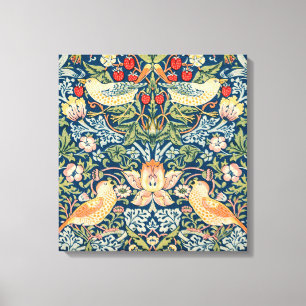 Jordgubbstjuv (av William Morris) Canvastryck