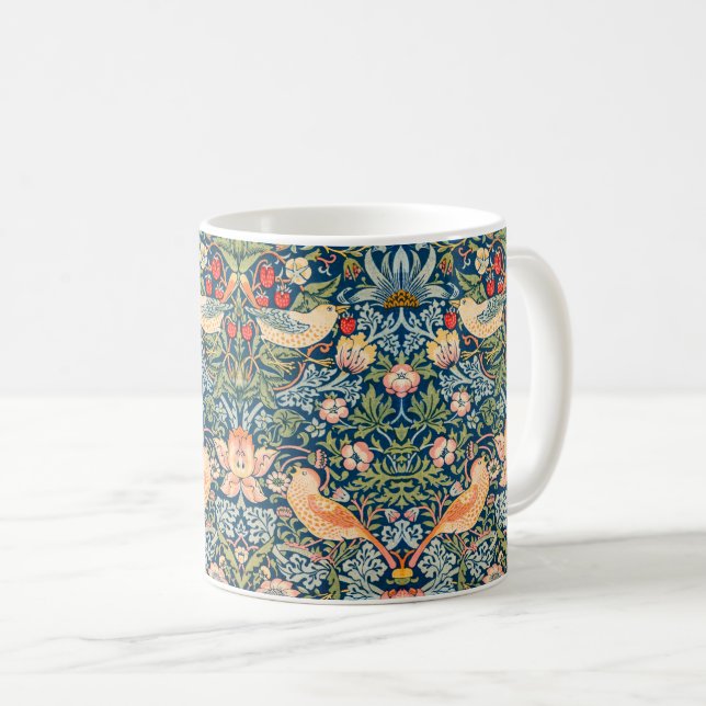 Jordgubbstjuv (av William Morris) Kaffemugg (Framsida höger)