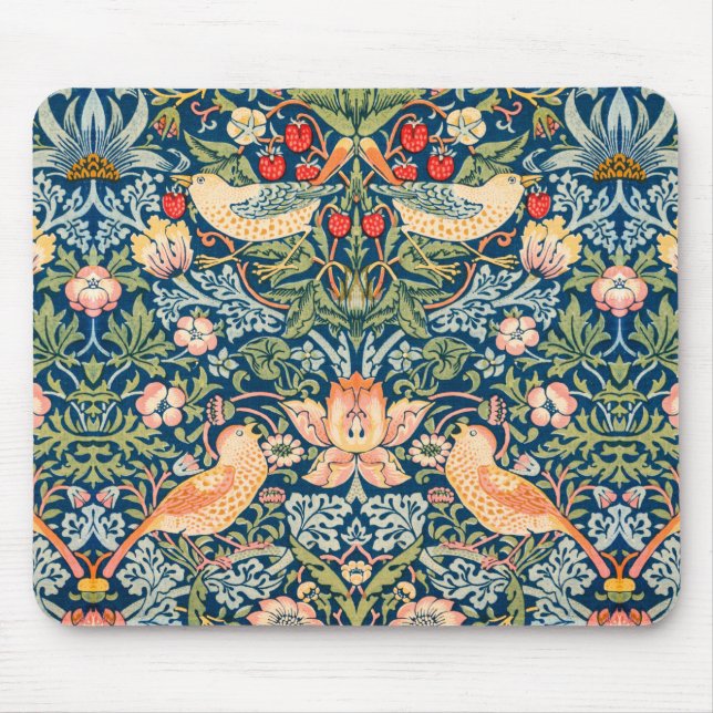 Jordgubbstjuv (av William Morris) Musmatta (Framsidan)