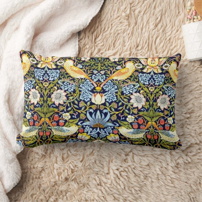 Jordgubbstjuv, berömd mönster lumbarkudde (Filt)