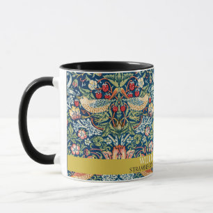Jordgubbstjuv - William Morris-design Mugg