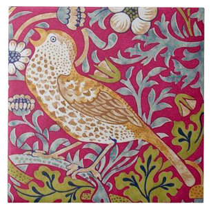 Jordgubbstjuv, William Morris Kakelplatta