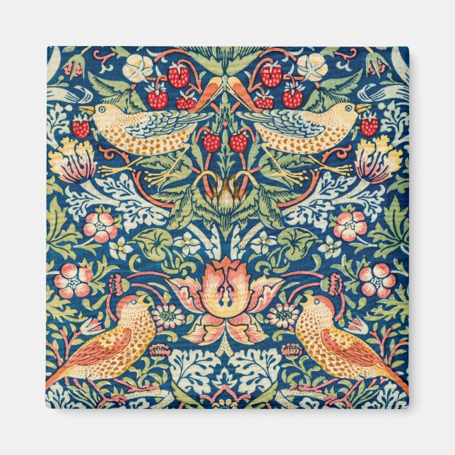 Jordgubbstjuv, William Morris Magnet (Framsidan)