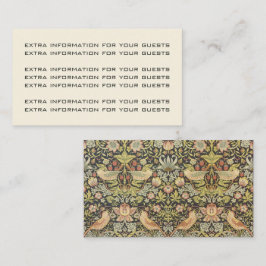 Jordgubbstjuvar Vintage bröllop set Tilläggskort