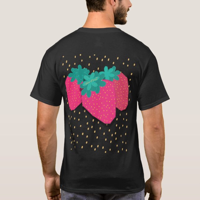 Jordgubbströja Graphic Tee Basic T-Shirt (Baksida)