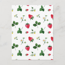Jordgubbsväxter Vykort