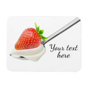 Jordgubbsyoghurt Magnet