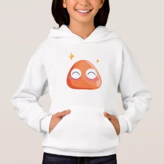 Jordhåls flickors överdragshuva t shirt