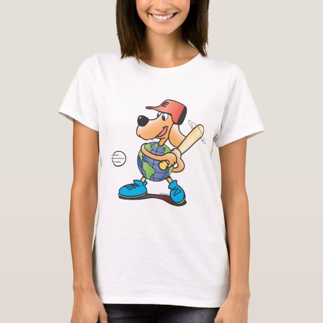 Jordhundbaseball Tee (Framsida)