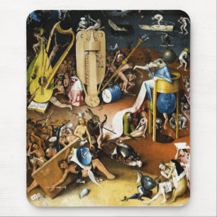 Jordiska fröjdernas trädgård av Hieronymus Bosch Musmatta