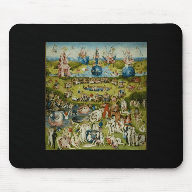 Jordiska njutningar av Hieronymus Bosch Musmatta (Framsidan)