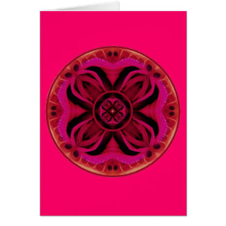 Jordiskt rotar Chakra Hälsningskort