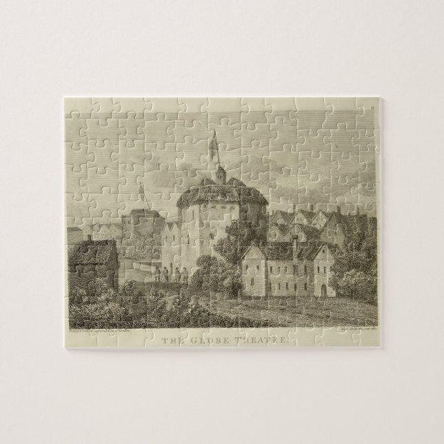 Jordklottheatren på Banksiden, som den visades I Pussel (Horisontell)