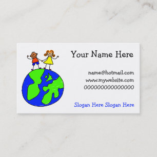 Jordklotungar Visitkort