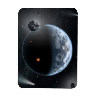 Jordliknande planet med oceaner som Jackar Yta. Magnet