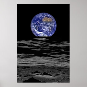 Jordlöneförhöjning från månen poster