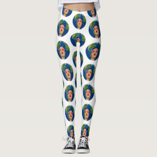 Jordmånsbaljväxter från Afrika mor Leggings