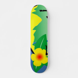 Jordmånsskateboard Old School Skateboard Bräda 21,6 Cm