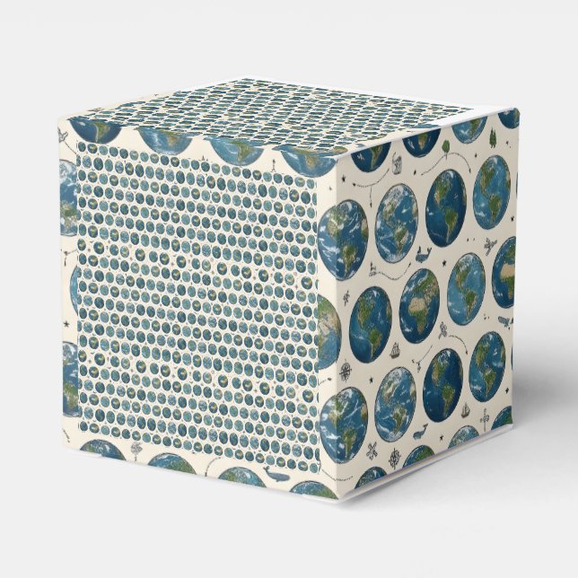 Jordmönster Presentaskar (Baksidan Sidan)