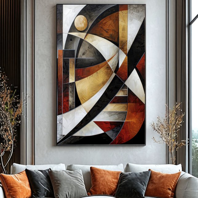 Jordnära Abstrakt Mosaik Poster (Skapare uppladdad)