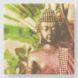 Jordnära Buddha Meditation Zen Dekoration Stenunderlägg
