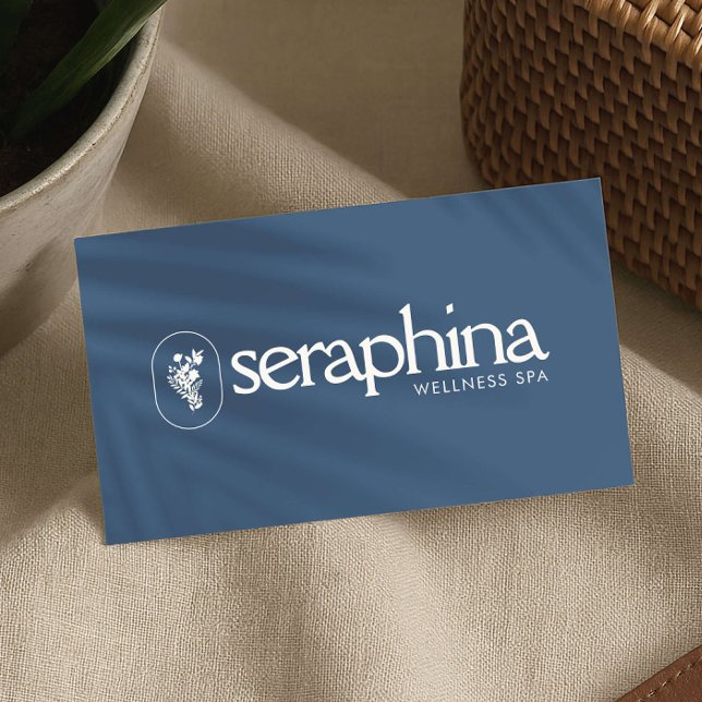 Jordnära Elegans Logo Skönhet, Välbefinnande, Spa  Visitkort (Skapare uppladdad)