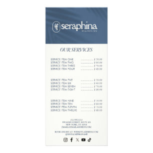 Jordnära Elegans Logotyp Skönhet, Välbefinnande, S Reklamkort