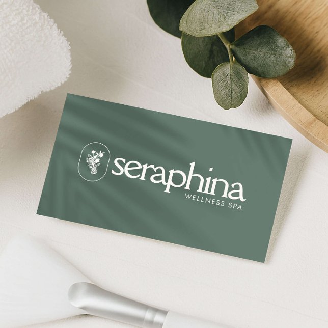 Jordnära Elegans Logotyp Skönhet, Välbefinnande, S Visitkort (Skapare uppladdad)