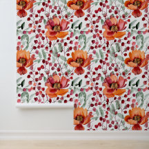 Jordnära färger, höstblommor monogram