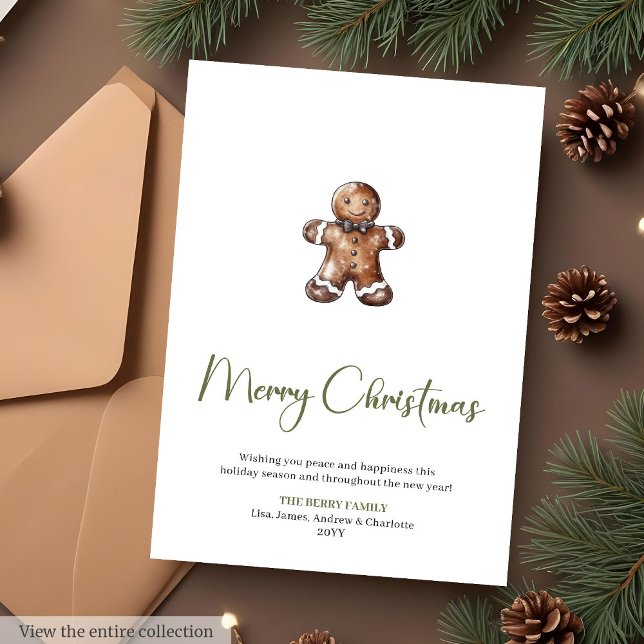 Jordnära typsnitt Vattenfärg Julhälsning  Julkort (Earthy Script Font Watercolor Christmas Greeting Card

)