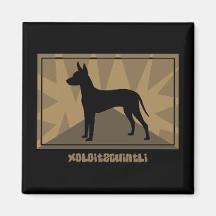 Jordnära Xoloitzcuintli magnet